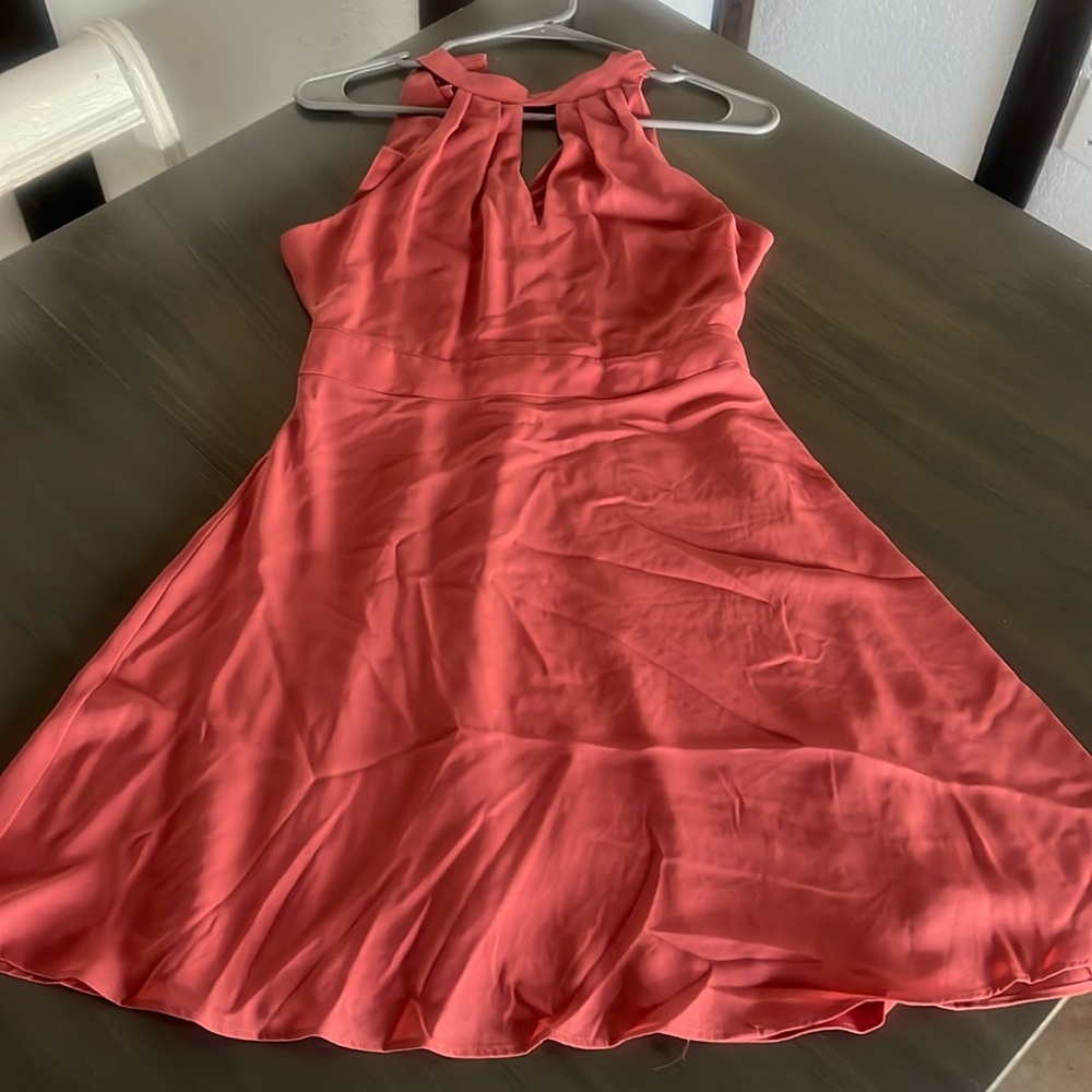 Express blush pink (formalish) dress. I wore it to as wedding guest dress